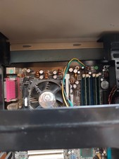 Abit motherboard with a vintage case picture