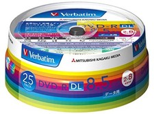 Mitsubishi Verbatim DVD-R DL for Data 8.5GB 25 disc DHR85HP25V1 w/ Tracking picture