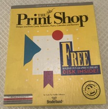 The New Print Shop Broderbund IBM/Tandy Program and Data - 3.5 & 5.25 disks picture