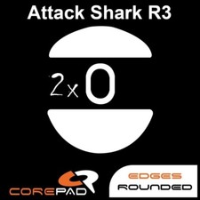 Corepad Skatez Attack Shark R3 Replacement Mouse Feet Hyperglides PTFE Teflon picture
