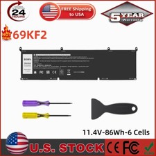 ✅LOT 10X 69KF2 Battery For Dell G15 5510 5511 5520 XPS 15 9500 9510 9520 86Wh picture