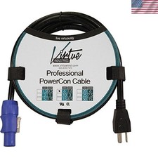 3 Feet Professional Grade Edison to Neutrik Power Extension Cable -  Listed picture