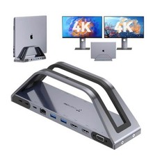 TobenONE 14-in-1 MacBook Pro/Air Docking Station Dual 4K Monitor, Laptop Docking picture