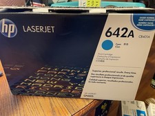 HP LaserJet CB401A 642A Cyan Print Cartridge Exp. Sept 2018 picture