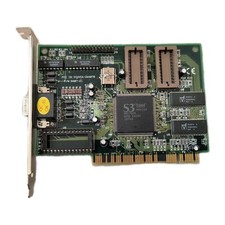 * SALE VINTAGE CARDEX S3 TRIO64 PCI VGA CARD FCC ICUVGA-GW407B PN 9407-21 MXB13 picture