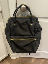 Kroser 15.6in Padded Nylon Laptop Backpack, Black Solid Universal USB Port picture