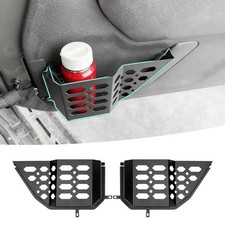 Front Door Pocket Cup Holder Organizer with 2007-2018 Jeep Wangler JK JKU Rub... picture