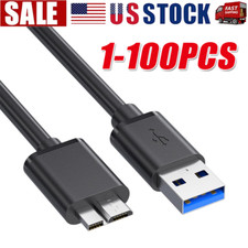 Micro USB 3.0 Cable High Speed Data SYNC For HDD External Hard Drive LOT picture