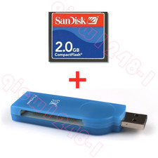 2.0 GB CNC CF Compact Flash card + SSK USB2.0 Card reader FANUC picture