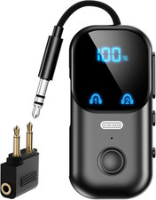 2-In-1 Bluetooth Transmitter Receiver with 3.5Mm AUX for Tv/Car/Airplane | Bluet picture