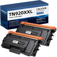 ** NEW Brother Toner | TN920XXL | Black | w/ Chip | High Yield | Compatible 2-Pk picture