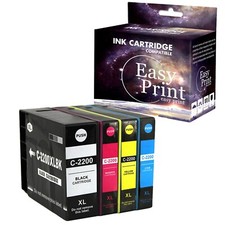 4PacK,BK,C,M,Y 2200XL PGI2200 Ink Cartridge for MB5120 MB5420 iB4020 Printer picture