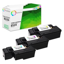 TCT For Dell Multi-Fuction E525w series 3 Pack Laser Toner Cartridge Color Set picture