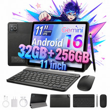 2026 New Tablet Android 16 32GB+256GB ROM Wifi 6 Bluetooth5.2 7800mAh Google 11