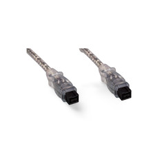 6ft FireWire IEEE 1394b Cable 9 Pin to 9 Pin - Silver picture