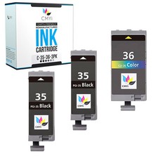 3PK Replacement PGI-35 CLI-36 Ink Cartridges for Canon PIXMA iP100 TR150 mini260 picture