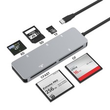 CFast 2.0 Card Reader, USB C CFast Card Reader 3.0 5Gbps CFast/CF/SD/TF/XD - ... picture