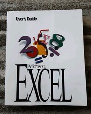 Vtg Microsoft Excel Users Guide Version 5.0 picture