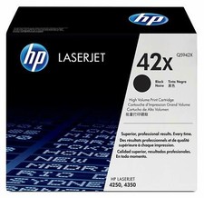 HP 42X (Q5942X) Black Toner Cartridge picture