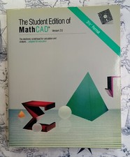 The Student Edition of MathCAD Version 2.0 IBM PC 3.5