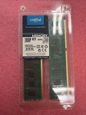 CRUCIAL DDR3L-1600 16GB DESKTOP MEMORY RAM KIT (2x8GB) CT102464BD160B.C16FPD picture