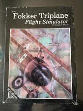 Fokker Triplane FLIGHT SIMULATOR 1985 MAC TESTED 128k 512k Bullseye picture