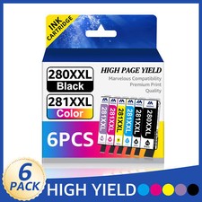 6-PK High Yield PGI-280XXL/CLI-281XXL Ink Cartridge Pack for Canon PIXMA TR8600 picture