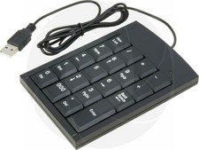 Numeric Keypad Number 17 Keys Pad Keyboard With Retractable USB Cable For Laptop picture