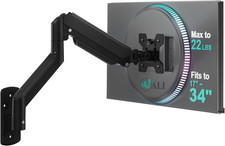 WALI Single Monitor Wall Mount for 17-34 Inch Computer Screens，Up to 22 Lbs picture