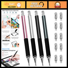 Capacitive Stylus Pen (4 Pack) with 10 pcs mesh fiber replacement tips picture