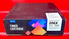 206X TONER CARTRIDGES 4 PACK HIGH YIELD Replacement for LASERJER 206A 206X picture