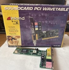 Vintage Inland ThunderSound 4.1 PCI Wavetable Sound Card 58016 C-Media CMI8738 picture