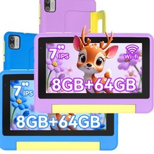 for Kid Tablet 7 inch 2/8GB RAM 32/64GB ROM IPS LCD Android 13 Parental Control picture
