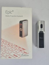 Celluon Epic Bluetooth Mobile Projection Keyboard QWERTY Silver with Box USB picture