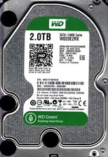 WD20EZRX-00DC0B0 S/N:WCC1T DCM: HHRNHTJMGB WESTERN DIGITAL 2TB THAILAND AUG 2013 picture