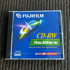 Fujifilm CD-RW Rewritable Disc 650MB 74 Min 4x 1 Pack Jewel Case picture