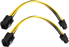 4 Pin P4 CPU Power Extension Cable 8 Inch | Male to Female Plug-And-Play Power picture