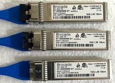 Lot of 4 x Brocade 16Gbps LW SFP Fiber Transceivers 57-0000089-01 16Gb LW SFP picture
