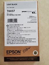 Epson T6037 Inkjet Cartridge - Light Black-  Exp date:11/22/23 picture