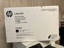 HP 80X Black OEM CF280X (CF280XC) Genuine New SEALED BOX small writing picture