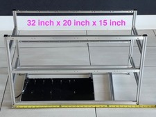 20 GPU Aluminum Open Air Miner Mining Frame Rig Case for Crypto Currency Mining picture
