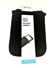 BRAND NEW. GREENBRIER BLACK SOFT TABLET SLEEVE. FITS UP TO 7 INCHES. USA SELLER. picture
