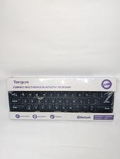 Targus Compact Multi-Device Bluetooth Antimicrobial Keyboard AKB862US New Sealed picture