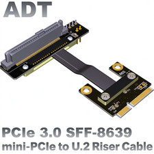 ADT U.2 Interface U2 to M2 Key A. E. SFF-8639 Mini-pcie Extension Data Cable MPC picture