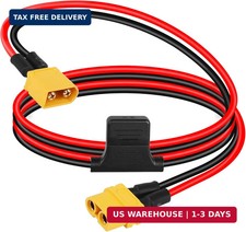 XT60 Extension Cable,12Awg 30A XT60 Male to XT60 Female Power Cord for Ebike,Dro picture