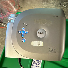 Dell 1200MP DLP SVGA 1500 ANSI Lumens 1500:1 VGA S-Video Speakers Gray picture