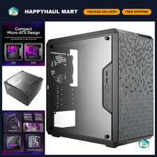 Micro-ATX PC Case, High Airflow Design, Transparent Side Panel, Compact Gaming C picture