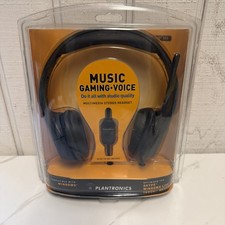 Plantronics 355 Audio Multimedia Headset Black Headband Studio Quality picture