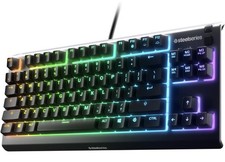 SteelSeries Apex 3 TKL RGB Wired Gaming Keyboard - Black - 64831 picture