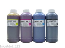 4x500ml Liter Refill Bulk Ink for HP all Printers Black Colors picture
